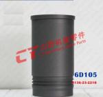 PC200 6137-21-2210 Engine Cylinder Liner Kit 6D105