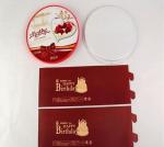 Food Grade Round Red Fold Cardboard Paper Box Packaging Decorative Cake Boxes