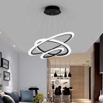 Luxury LED Acrylic Chandelier High End Modern Pendant Lights Energy Saving