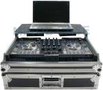 Aluminum Case HCNVLT Flight Glide Laptop Stand Road DJ Custom Case Numark NV II