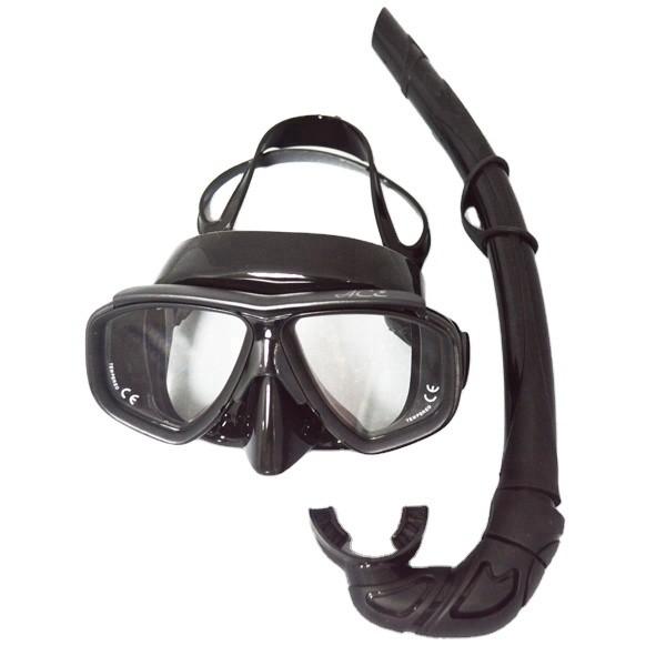 diving mask and snorkel set for spearfishing universal snorkel 4x4 from