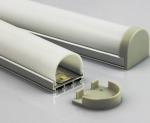 AL4542 Led Strip Light Aluminium Extrusion / Transparent Led Strip Aluminium