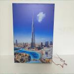 A4 Wall Mounted / Table LED Light Box Display Stand Crystal Photo Frame