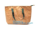 promotional tyvek reusable shopping bag recyclable black durable travel tote bag