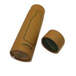 Height 27.5cm Retail Packaging Boxes , Kraft Paper Tube Box For 500ML Bottle Dia