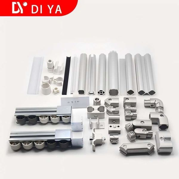 DYP28-01 Third Generation Lean Tube Accessories Loaded Frame Insert Aluminum Pipe End Cover