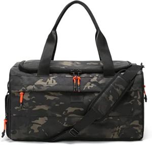 Wholesale Overnight Water Resistant Gym Bag With Shoe Compartment 22L from china suppliers