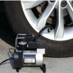 Portable High Pressure Metal Car Air Compressor With Watch And Cloth Bag