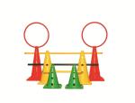 Plastic Marker Sports Cones For Soccer And Football Training On Outdoor Fields