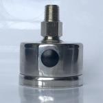 40mm 12 bar Manometer Nickel Plated Brass Connection Stainless Steel Case Liquid