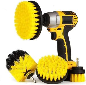 Wholesale 4 Pcs Drill Power Brush Scrubber Cleaning Brush Attachment Set from china suppliers