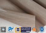 Brown Non Stick BBQ Grill Mat 260℃ 0.12MM 15.75"x13" PTFE Coated Baking Liner