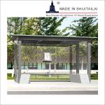 Toughened Glass 75W 24VDC 6.5m2 Bus Stop Shelter
