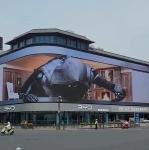High Quality RGB Full Color Glass Indoor / Outdoor Led Screen P10-P50 Transparen
