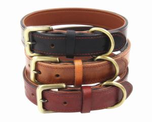 Wholesale Soft Padded Leather Cat Collars Strong Adjustable For Training Running Walking from china suppliers
