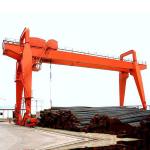 A Shape Legs Box Double Girder Gantry Crane Skeleton Structure Electrical