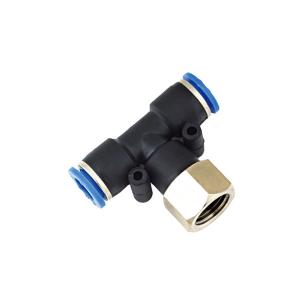 Wholesale PTF - G Branch Tee two Touches Female connector G thread Air Tube Fittings from china suppliers