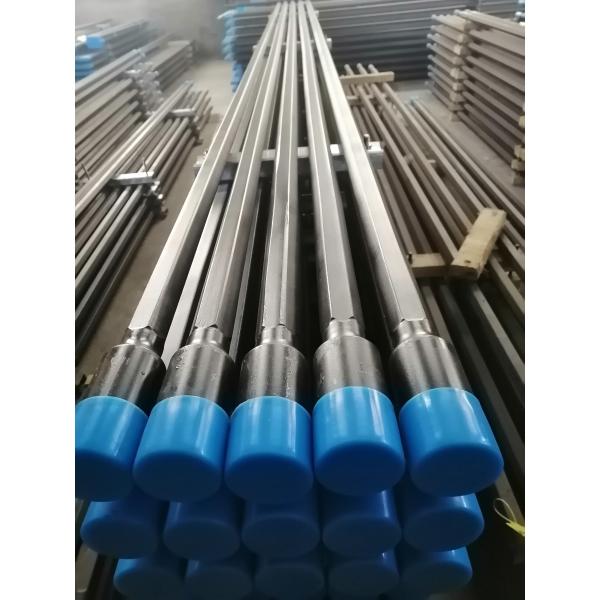 H25 T35 Thread Drill Rod Round / Hexagonal Mining Michine Parts