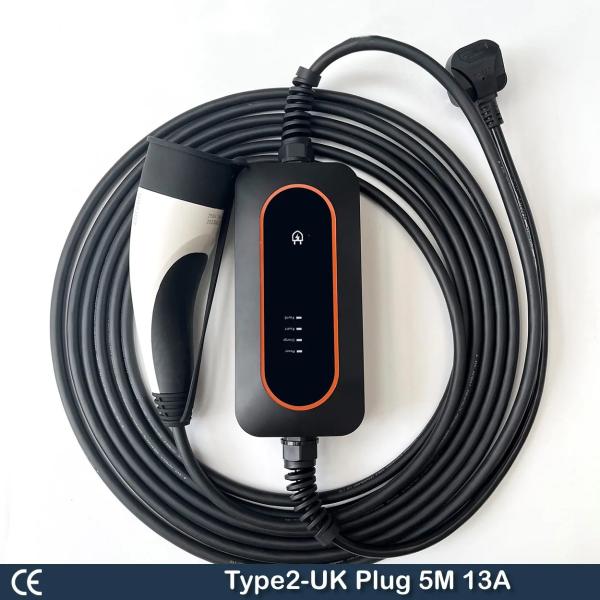 Portable EV Charger 16A 32A Mobile Electric Vehicle Car Charger Type 1 Type 2 EV