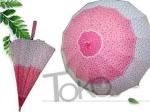 Wind Resistant 48 Inches Vented Golf Umbrella Stick Open Print Dot Fabric