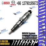 High Quality New Diesel Common Rail Fuel Injector 0445120257 5263230 for Cummins