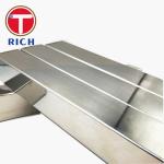 Industrial Rectangular Steel Tubing 304 316 321 Polishing Hairline 0.3 - 2.0mm