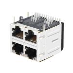 LPJ27335A48NL 10/100 Base-T 8p8c Green&Orange/Green&Orange LED 2x2 Port RJ45