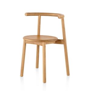 Wholesale Home Furniture Nordic Living Room Solid Wood Dining Chair with Backrest and Nitrolacquer Finish from china suppliers
