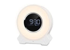 China Digital Bedroom Radio Alarm Clock With Usb Port 3.7 V 136 X 125 X 58.6mm on sale