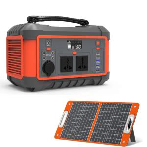 Wholesale Portable Lithium Battery Power Station 600W 162Ah AC DC USB Quick Charge Solar Generator from china suppliers