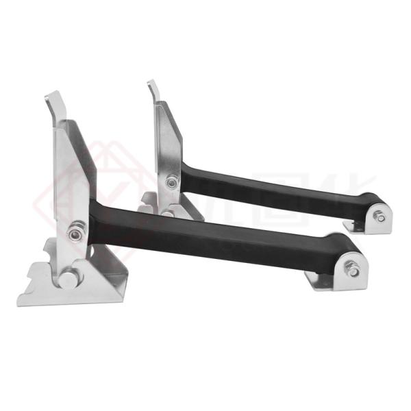 Rubber Elastic Stainless Steel Latches Buckle Holder Internal Button Hook For