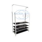Foldable Plywood Flower Display Rack Can Be Posted Billboard Height Adjusted