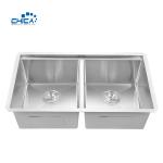 Handmade Kitchen Sink Topmount Kitchen Sink Double Bowl Kitchen Sink Stainless