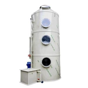 Wholesale 7.5 KW Fan Power FRP Green Absorption Tower for Chemical Waste Gas Purification Material from china suppliers