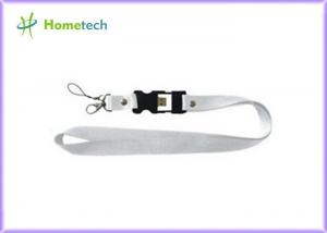 Wholesale White Customize Lanyard USB Flash Drives High Capacity File Transfer from china suppliers
