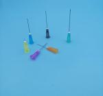 Red Purple Disposable Syringe Needles Inclined Out Diameter 1.4mm 17G For