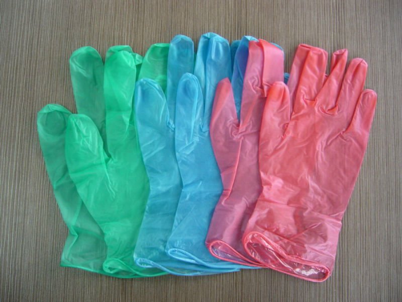 Disposable Vinyl Gloves Powder Free , Disposable Medical Gloves Infection Control