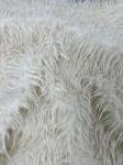 Off White Mongolian Faux Fur Fabric 750GSM