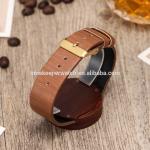 Factory Price Wood Watches Men With PU Bands
