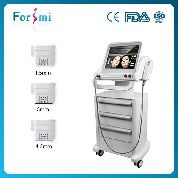 korea neck tightening none surgical HIFU-f cartridge machine face firming rf