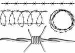 Ink Green Anti Theft Razor Sharp Wire Economical Barbed Wire Coil Fencing