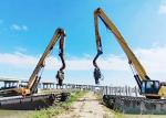 19m Pile Lifting Height Excavator Pile Driving Arm / Excavator Mount Pile Driver