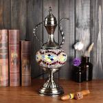 Romantic Table Lamp Decorative Light Turkish Lamp Glass Colorful Handmade Glass