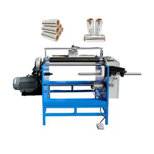 Wholesale Household Foil Roll Slitter Rewinder Machine Manual Aluminum Foil Paper Rewinding 1.5kw from china suppliers