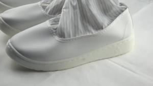 Wholesale Antistatic cleanroom pvc outsole shoes cleanroom esd long booties from china suppliers