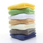 Home Hotel Spa Ect 35*35cm Embroidered LOGO Cotton Towel White All-cotton
