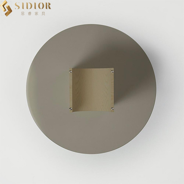 2.4m Length Modern Clear Tempered Glass Dining Table Marble Base