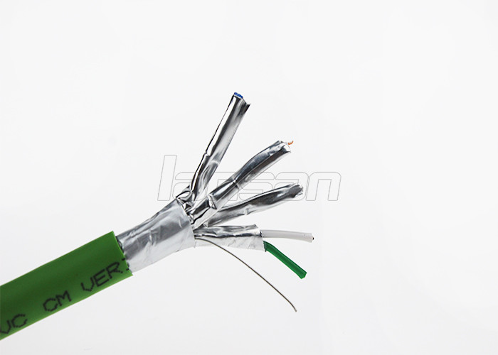 Networking Cat 7 Lan Cable F / FTP Foil Over Unshielded Twisted Pair 23AWG