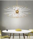 Creative Led Chandelier For Living Dining Room Modern Glass Hanging Lamp sputnik