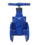 cast iron GGG50 F4 Non-rising stem resilient seal gate valve